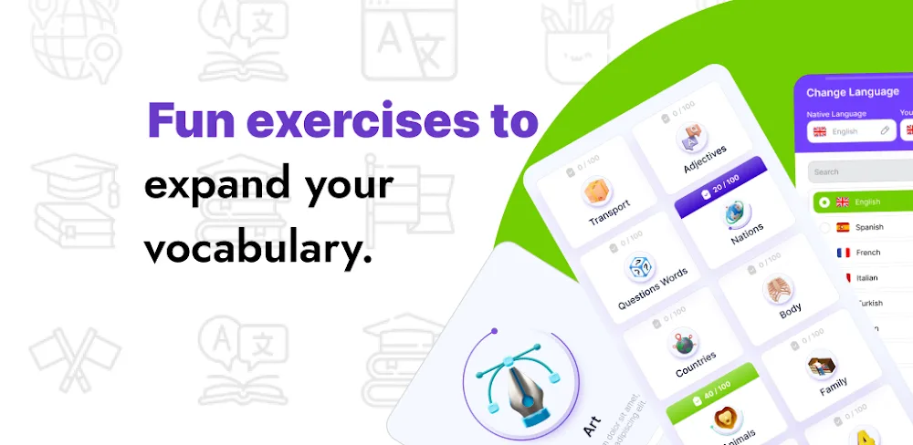 10 Minute Language v1.2.9 MOD APK (Premium Unlocked)