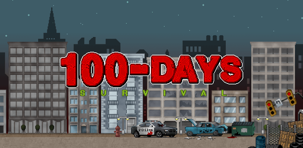 100 DAYS - Zombie Survival MOD APK v3.2.0 (Unlimited Diamonds, Unlocked)