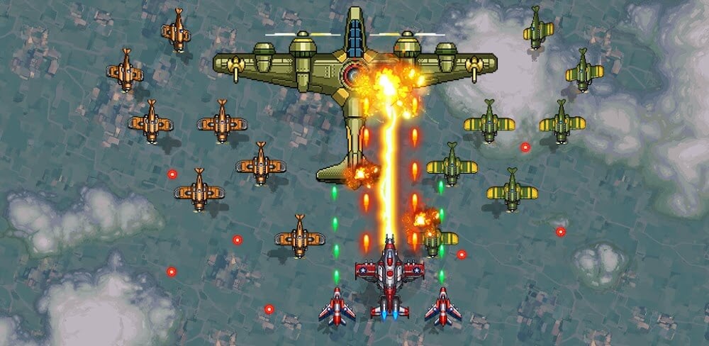 1945 Air Force v15.46 MOD APK (Unlimited Money, VIP, Menu)