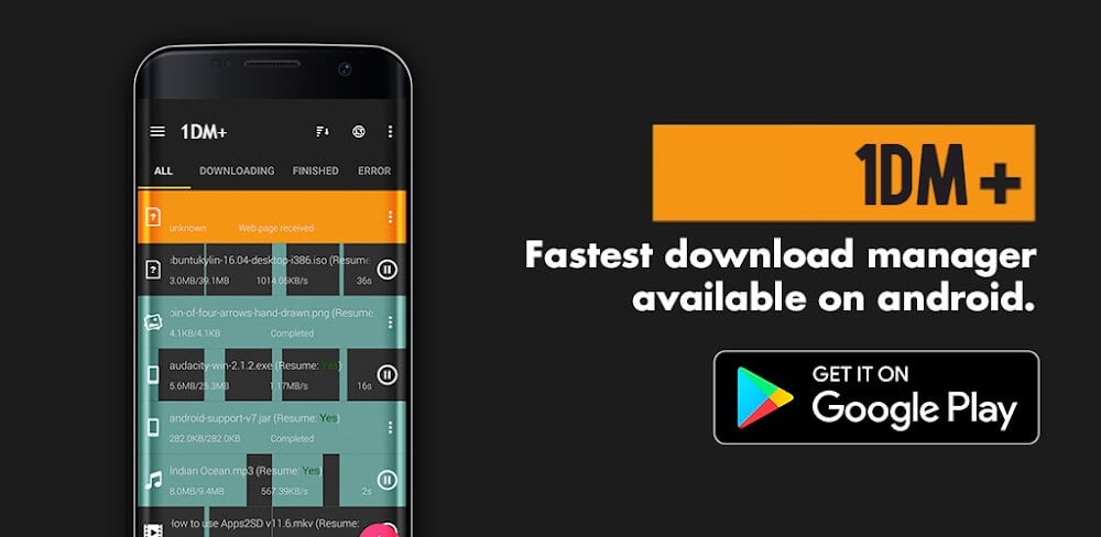 1DM+ v18.2 MOD APK (Full Version, Patched)