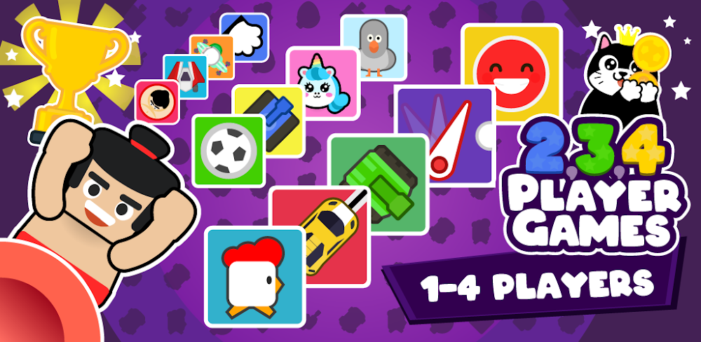 2 3 4 Player Mini Games v5.8.6 MOD APK (Unlimited Money)