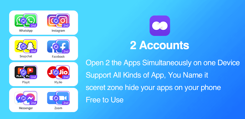 2Accounts v4.7.6 MOD APK (Premium Unlocked)