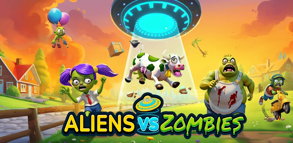 Aliens vs Zombies: Invasion v2605.29.985 MOD APK (Money, Energy, VIP)