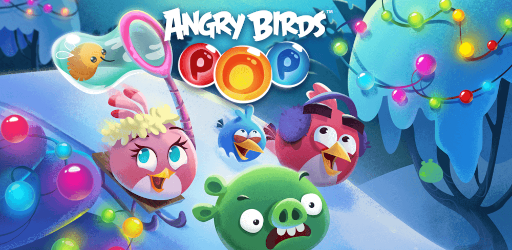Angry Birds POP Bubble Shooter MOD APK v3.157.0 (Unlimited Money/Boosters)