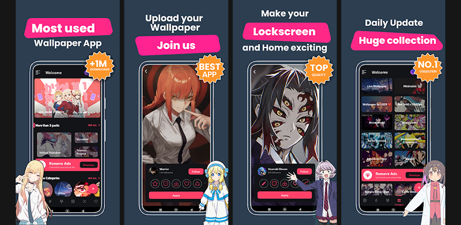 Anime Live Wallpapers vRonin 3.0.2 MOD APK (Premium Unlocked)