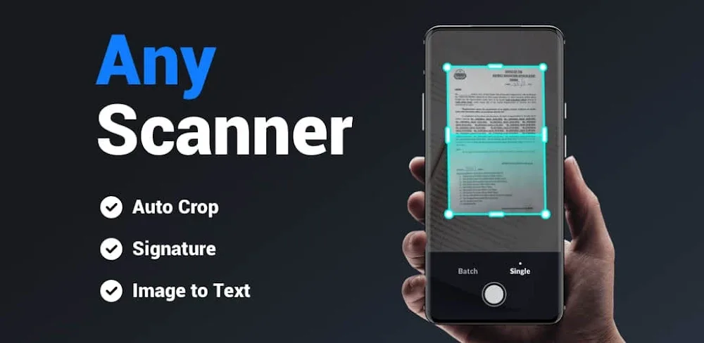 AnyScanner - PDF Scanner v1.2.3 MOD APK (Premium Unlocked)