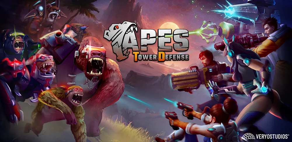 Apes TD v0.1.996 MOD APK (Menu, Unlimited All)