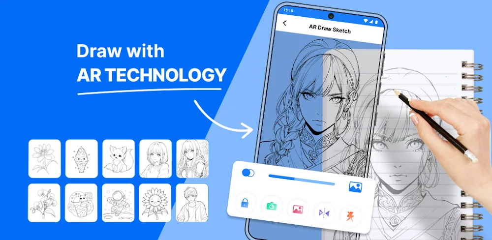 AR Draw Sketch v3.0.3 MOD APK (Premium Unlocked)