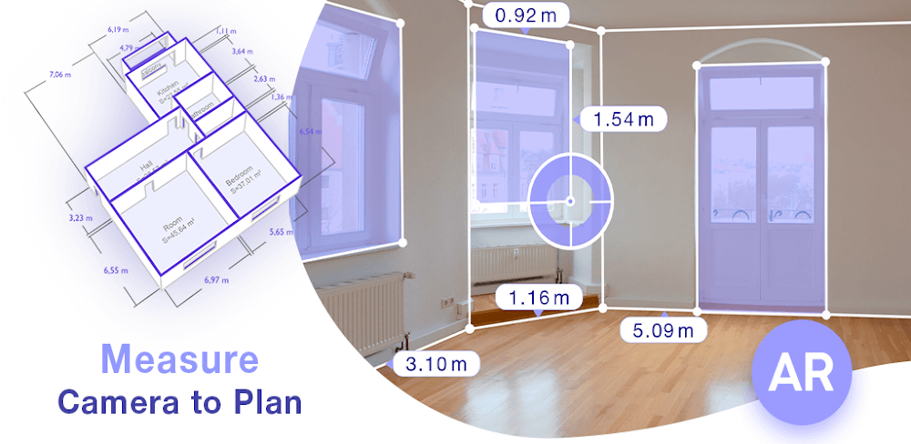 AR Plan 3D Tape Measure v5.0.2 MOD APK (Premium Unlocked)