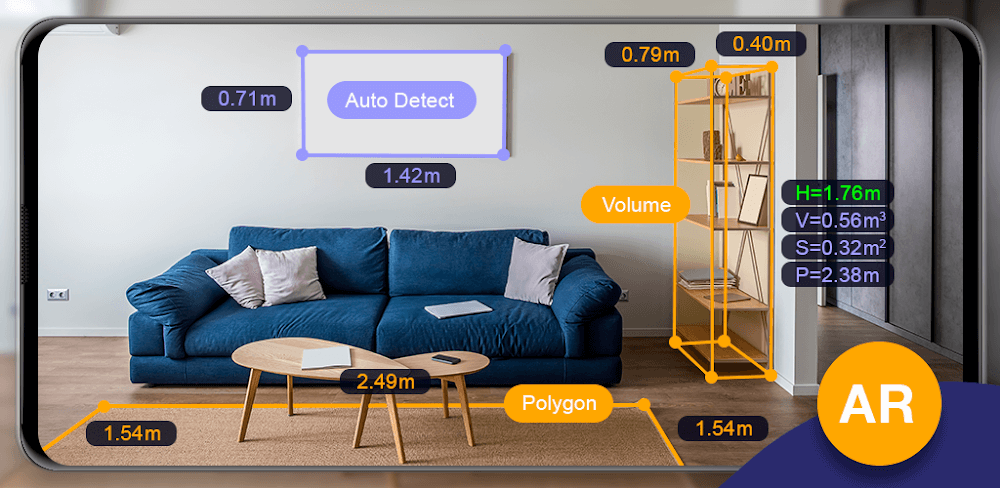 AR Ruler App v3.2.3 MOD APK (Premium Unlocked)