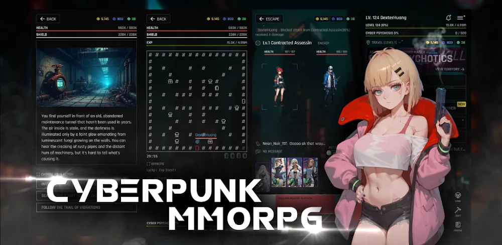 Arclight City: Cyberpunk RPG v486 MOD APK (Weak Enemy, No Ban)