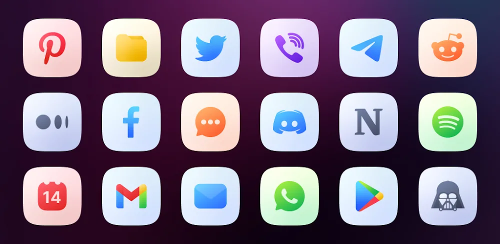 Ares Light: Pastel Icon Pack v2.2.0 APK (Full Version)