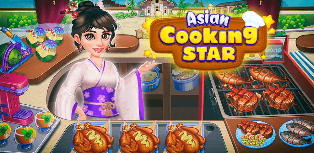 Asian Cooking Star v2.10.0 MOD APK (Unlimited Diamonds)