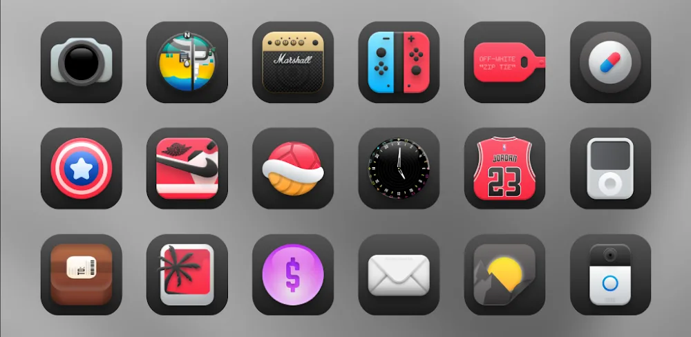 Aventura Dark - Icon Pack v2.1.3 APK (Full Version)
