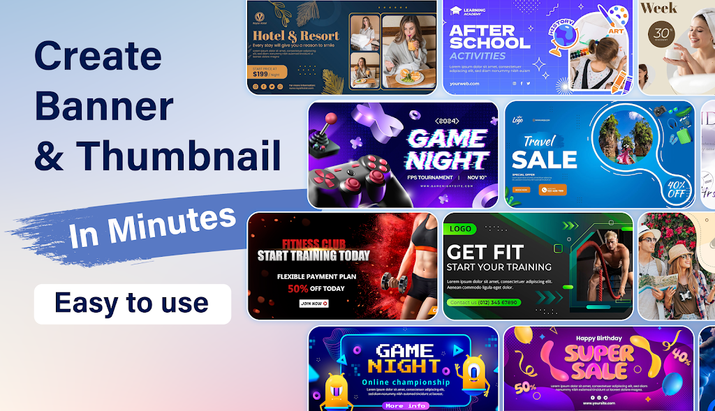Banner Maker - Design Banner v4.9.3 MOD APK (Premium Unlocked)