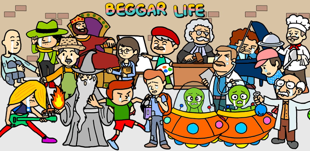 Beggar Life Clicker v6.5.21 MOD APK (Unlimited All)