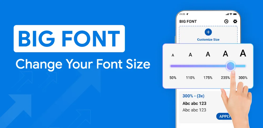 Big Font - Change font size v15.0.0.0 MOD APK (Premium Unlocked)