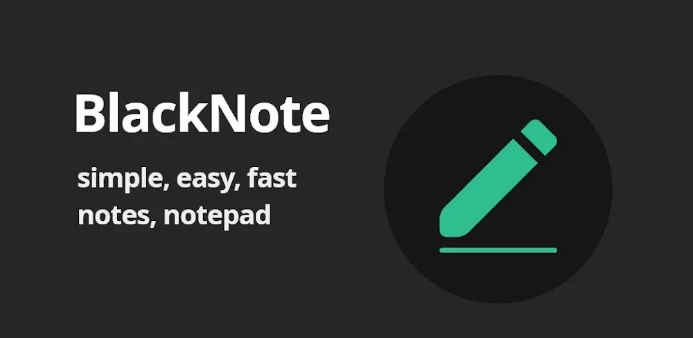 BlackNote v3.4.4 MOD APK (Premium Unlocked)