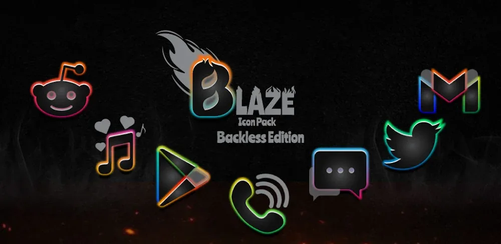 Blaze Backless Icon Pack v3.2.4 APK (Full Version)