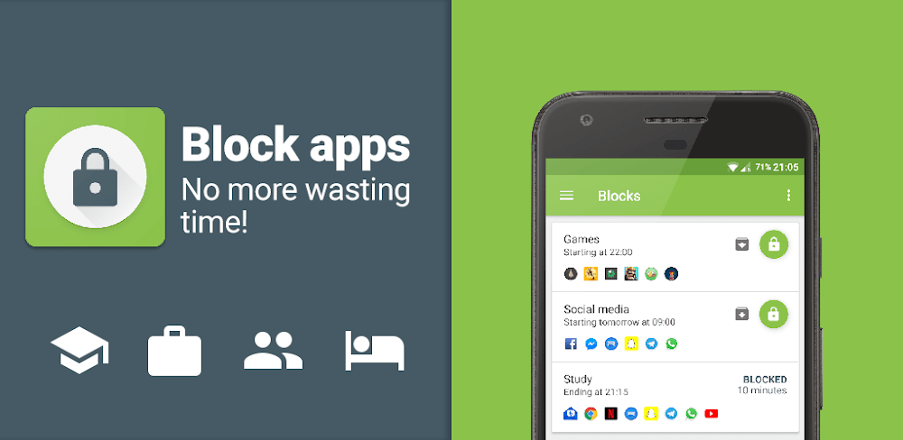 Block Apps v11.3.0 MOD APK (Premium / Paid Features Unlocked)