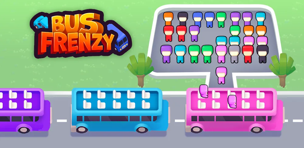 Bus Frenzy v9.60 MOD APK (Unlimited Money, Remove Ads)