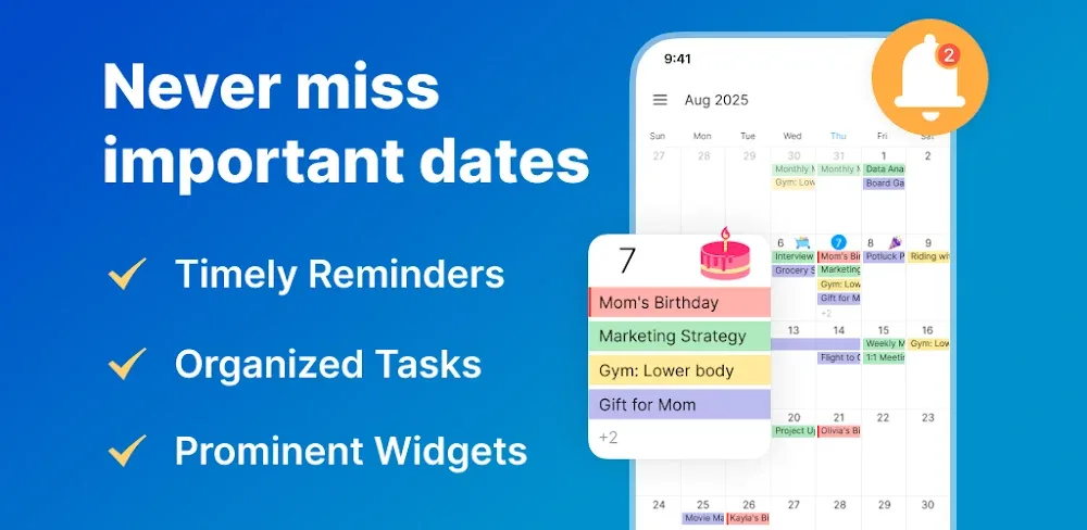Calendar Planner v2.07.14.0528 MOD APK (VIP Unlocked)