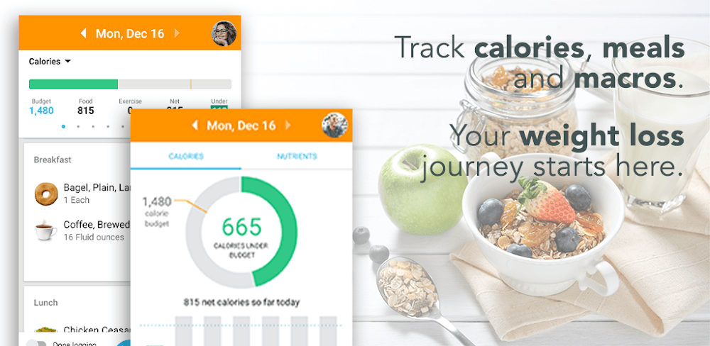Calorie Counter by Lose It! v18.3.102 MOD APK (Subscribed Unlocked)