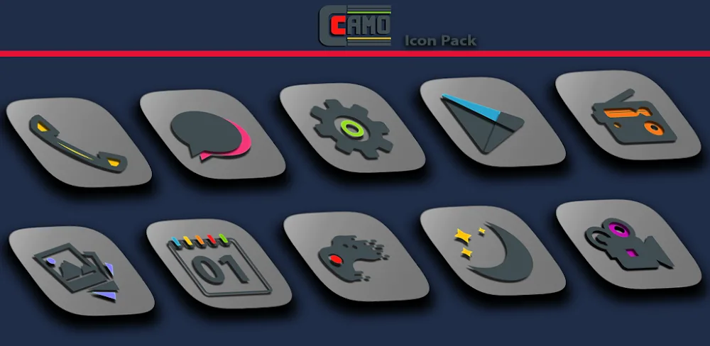 Camo Light Icon Pack v1.7.8 APK (Full Version)
