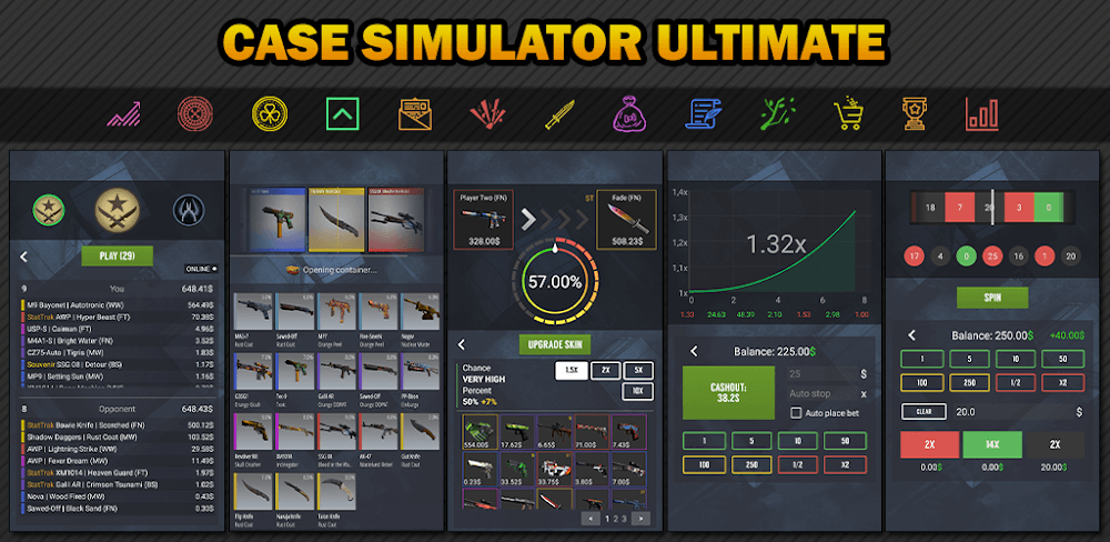 Case Simulator Ultimate MOD APK v12.5 (Free Unlock Case)