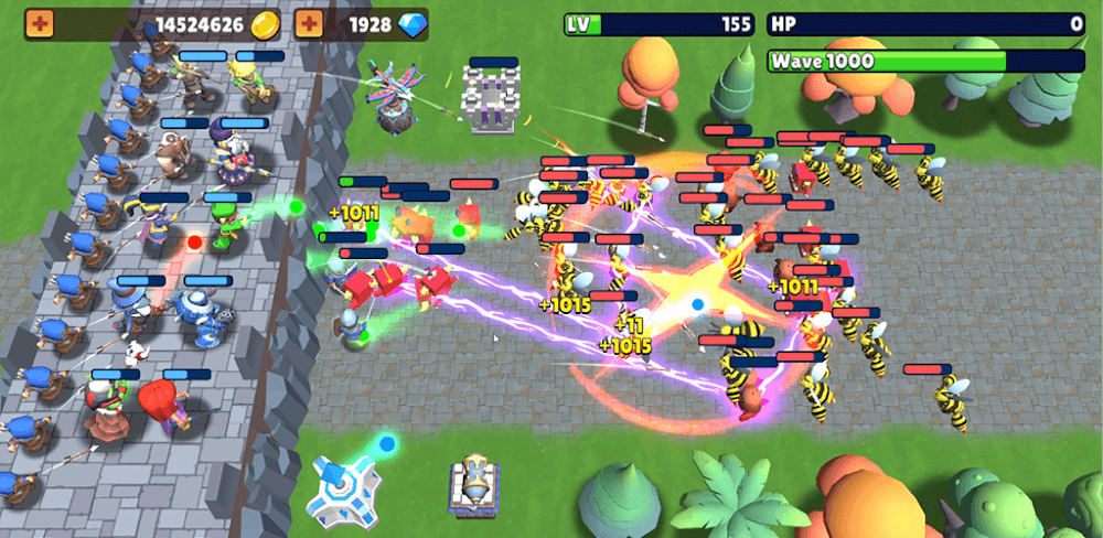 Castle Rivals v1.4.0 MOD APK (Unlimited Diamonds, Crystals, Level Up Heroes Give Golds)