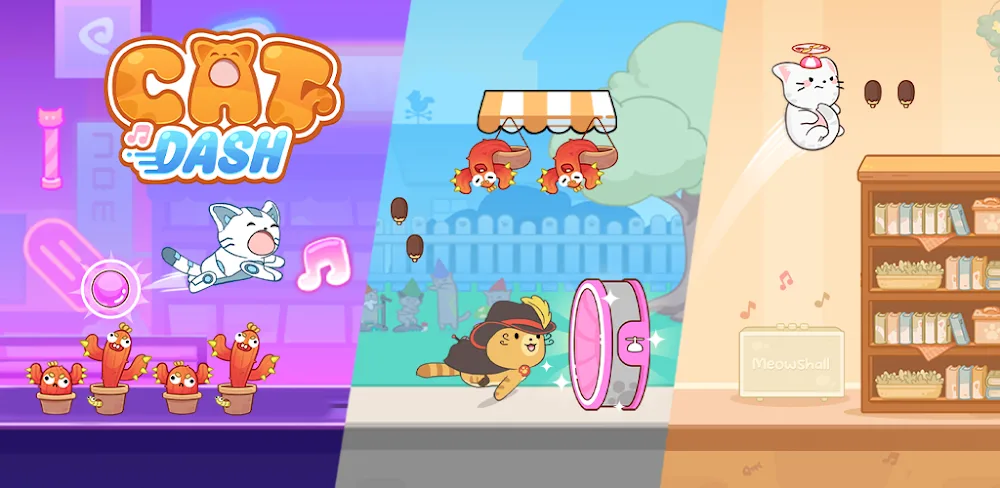 Cat Dash v2.0.63 MOD APK (Menu, Unlimited All)