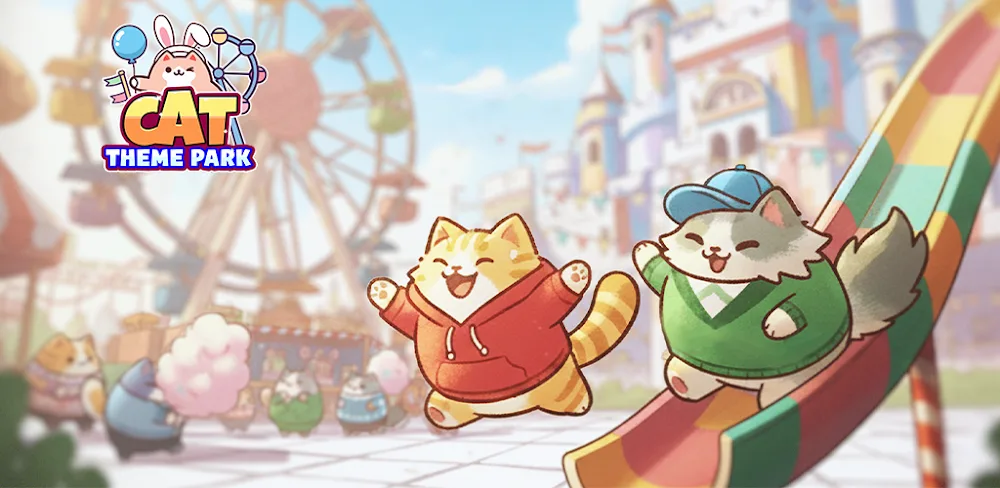 Cat Theme Park v1.0.4 MOD APK (Menu, Free Upgrades, No ADS)