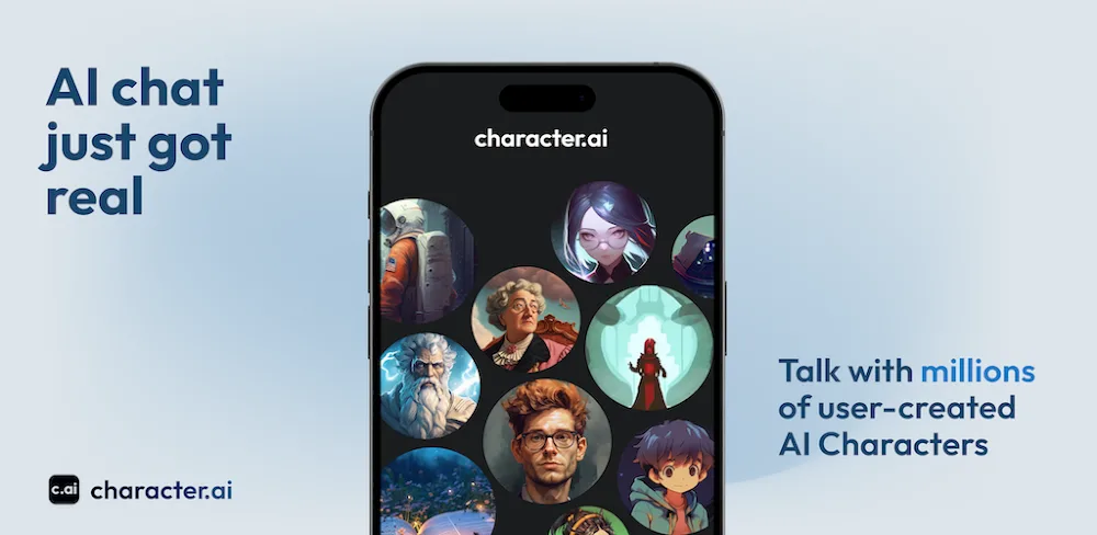 Character AI v1.16.1 MOD APK (Premium Unlocked, Remove ADS)