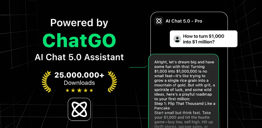 ChatGO - AI Chatbot Assistant v6.2.1.6 MOD APK (Premium Unlocked)