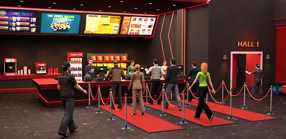 Cinema Movie Theatre Simulator v1.16 MOD APK (Menu, Unlimited All)