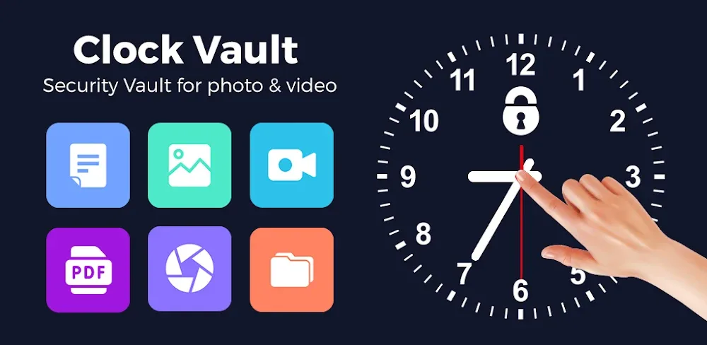 Clock Vault - Secret Folder v4.6.6 MOD APK (Premium Unlocked)