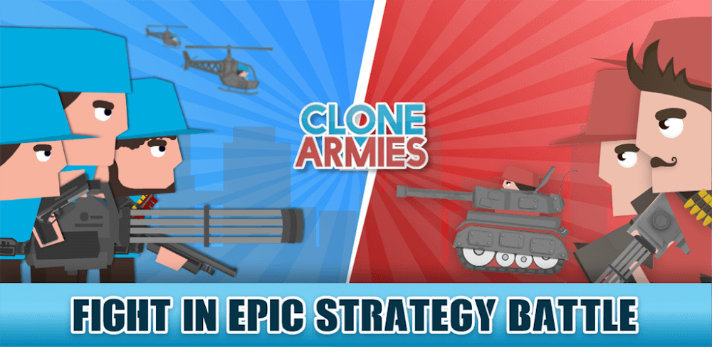 Clone Armies v10000.4.6 MOD APK (Unlimited Money, Unlocked Skins)
