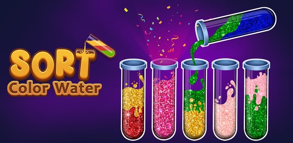 Color Water Sort Woody Puzzle v2.1.5 MOD APK (Unlimited Powerup)