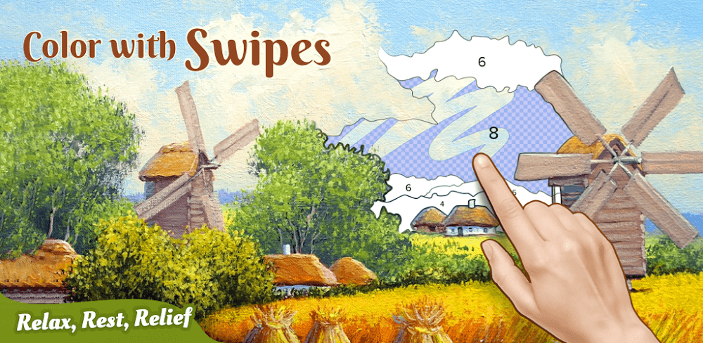 Colorswipes v5.1.24 MOD APK (Unlimited Hints)