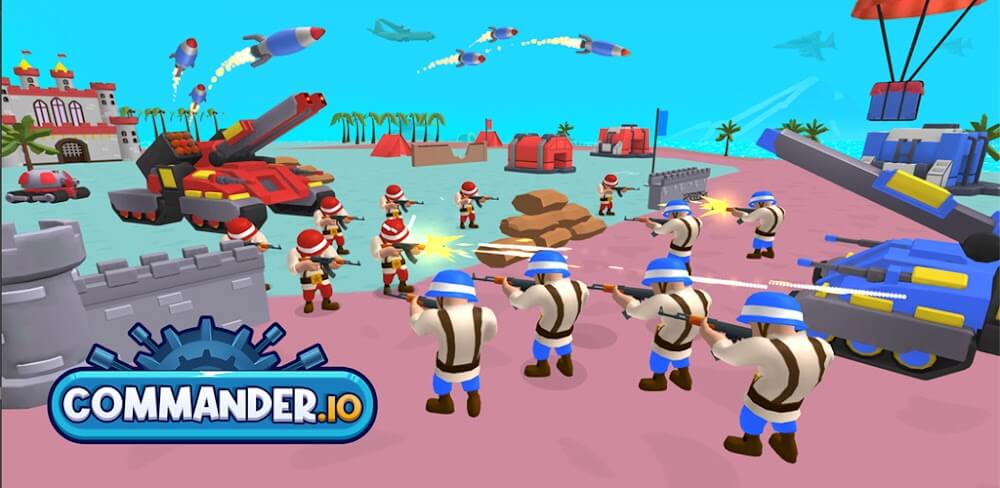 Commander.io MOD APK v2.0.9 (Unlimited Coins, Free Skins)