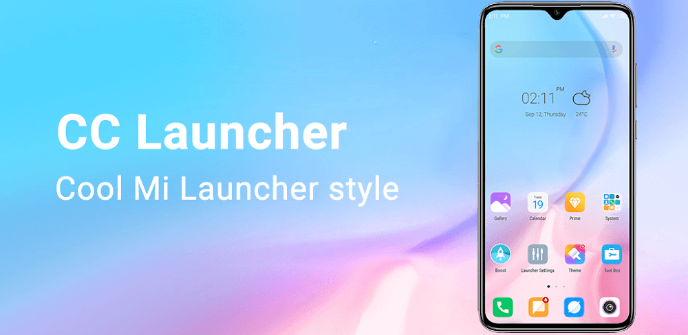 Cool Mi Launcher - CC Launcher v6.9 MOD APK (Premium Unlocked)