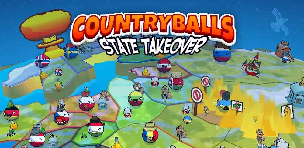 Country Balls: State Takeover v2.1.6 MOD APK (Unlimited Gold, Diamonds)