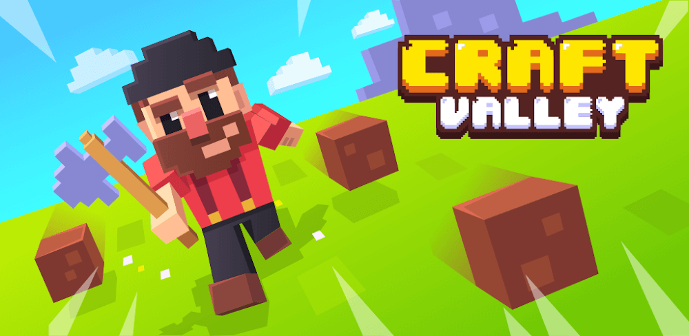 Craft Valley v1.3.19 MOD APK (Fast Mining, Dumb Enemy)