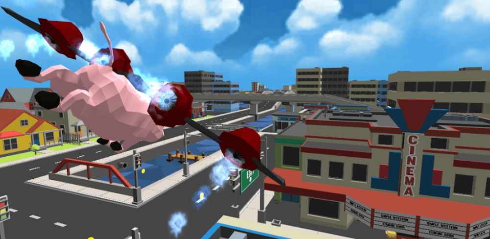Crazy Pig Simulator MOD APK v1.061 (Unlimited Gold/Upgrades)