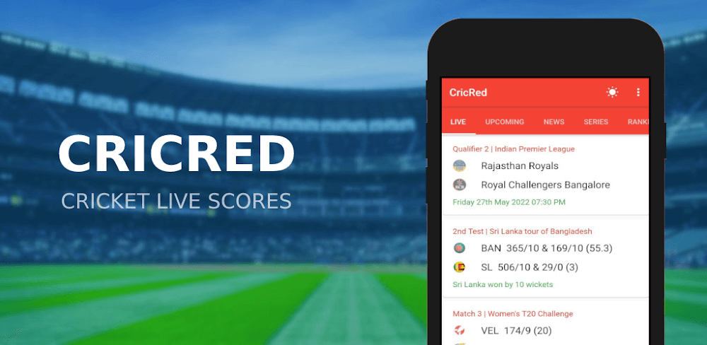 CricRed v4.7.1 MOD APK (Premium Unlocked)
