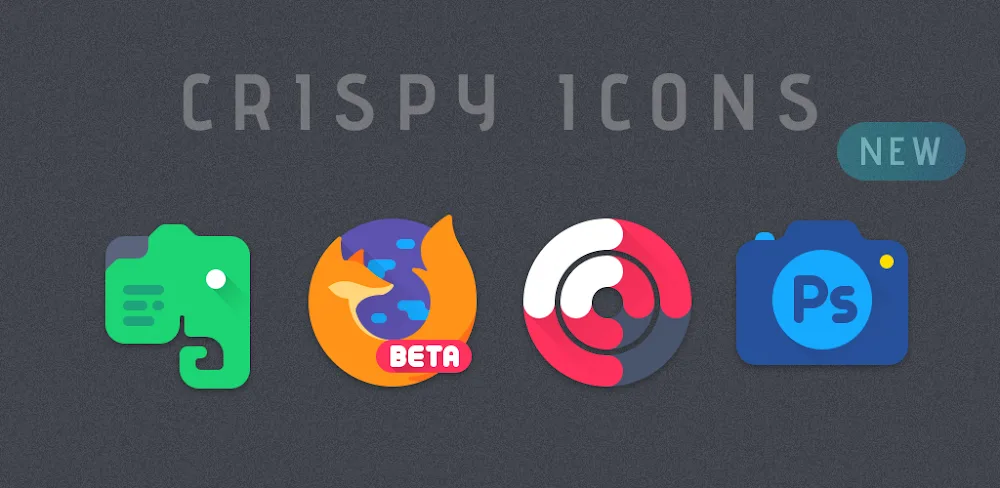 Crispy Icon Pack v4.8.0 APK (Full Version)