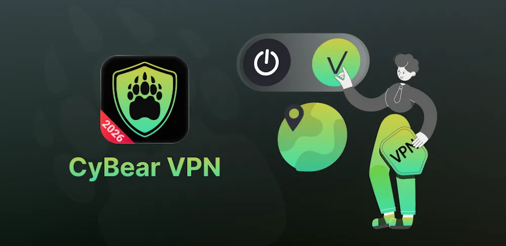 CyBear VPN v3.0.5 MOD APK (Premium Unlocked)