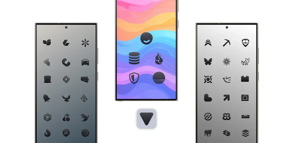 Dark Shapeless Icon Pack v6.6 MOD APK (Full Version)