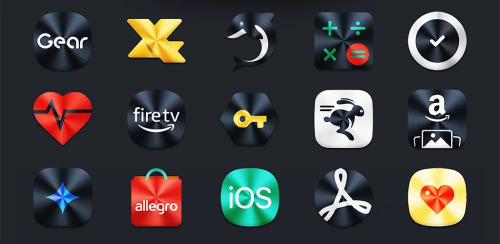 Darko Metal Icon Pack v1.5 APK (Full Version)
