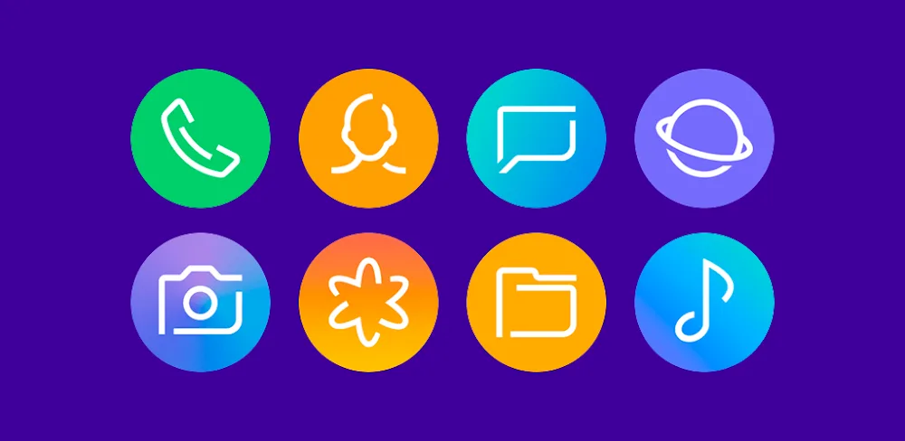 Delux - Icon pack (Round) v1.9.8 APK (Full Version)